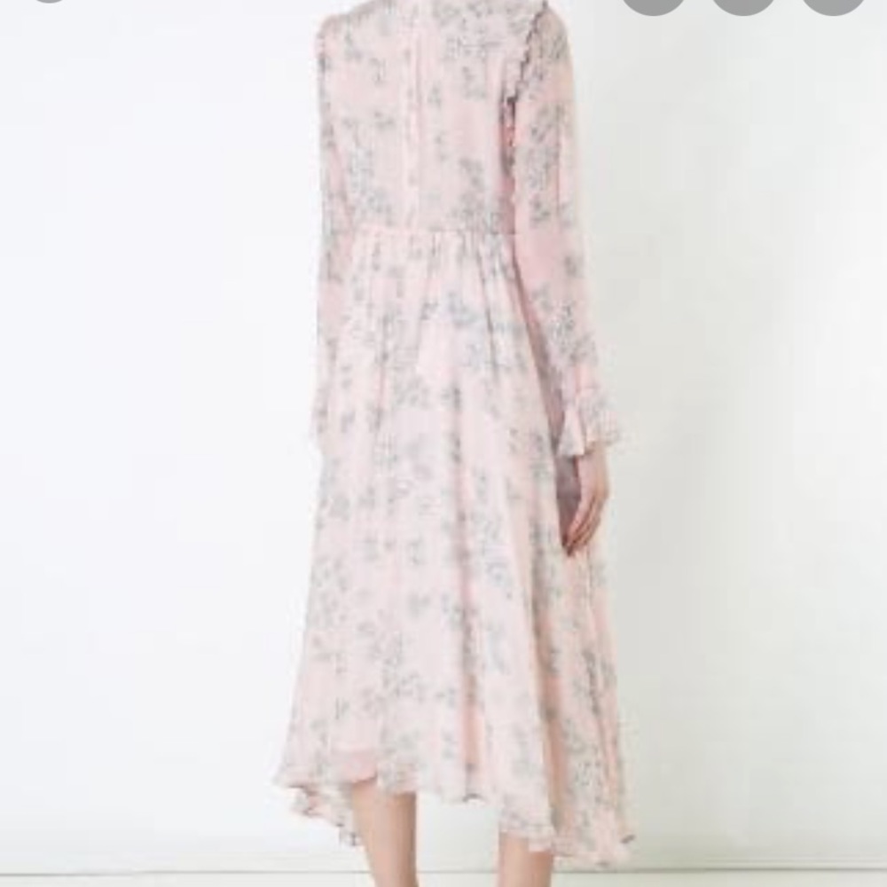 Macgraw pink sheer floral pink maxi dress - Picture 14 of 14
